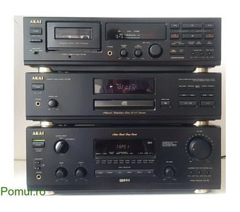 Akai linie AA 39 amplificator receiver DX 49 tape deck CD 39 player disc