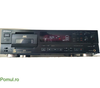 Sony DTC 670 casetofon tape digital caseta DAT muzica arta colectie
